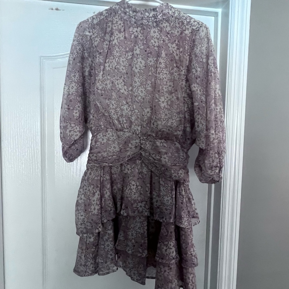 Chance or Fate Floral Mini Dress - Purple